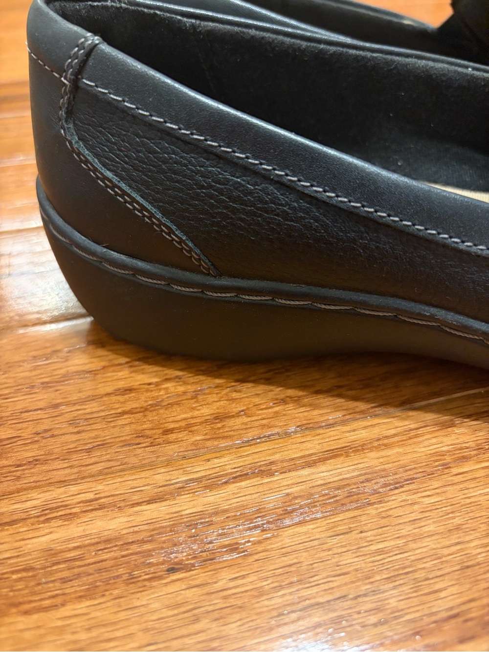 Clark’s| Womens Cora Daisy Loafers in Black size 7 - Picture 6 of 12